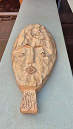 Oud Ghana masker hout, Ophalen of Verzenden