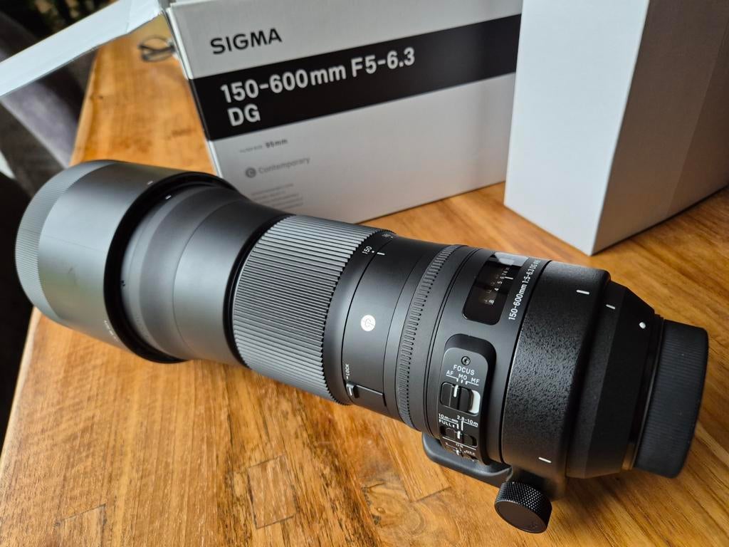Sigma 150-600mm f/5.0-6.3 DG OS HSM Contemporary 1 Nikon F, Ophalen of Verzenden, Zo goed als nieuw, Telelens