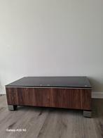 Tv meubel met glasplaat en rekje, Minder dan 50 cm, Gebruikt, Ophalen of Verzenden, Minder dan 100 cm