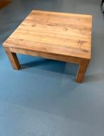 Salontafel massief Teak, Ophalen, Gebruikt, 100 tot 150 cm, 50 tot 100 cm