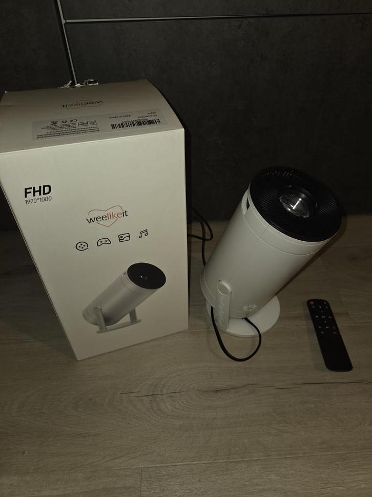 Mini beamer projector 1080p, Audio, Tv en Foto, Beamers, Zo goed als nieuw, LED, Full HD (1080), Ophalen of Verzenden