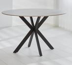 Keramische tafels set, Huis en Inrichting, Tafels | Eettafels, Ophalen, Rond, Zo goed als nieuw, 100 tot 150 cm