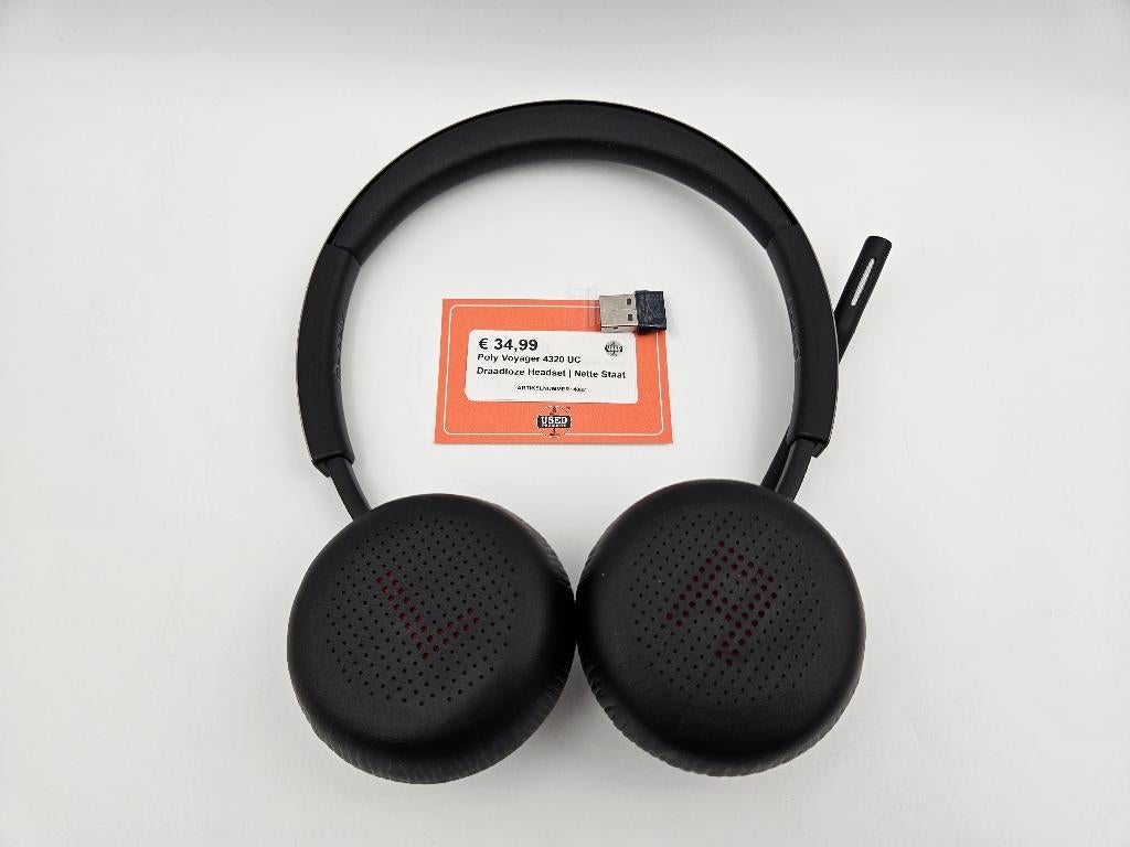 Poly Voyager 4320 UC Draadloze Headset | Nette Staat, Ophalen of Verzenden, Zo goed als nieuw, Minder dan 150 cm, Overige typen