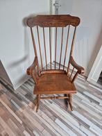 Houten schommelstoel, Ophalen