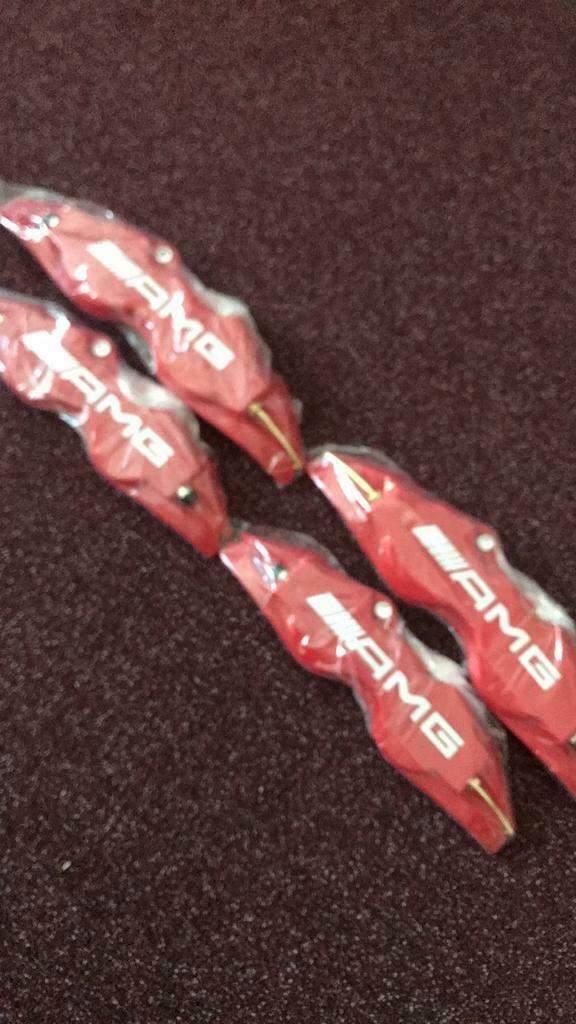 mercedes amg remblokken brembo cover w253 w205 w204 w212 CLA, Auto-onderdelen, Brandstofsystemen, Mercedes-Benz, Nieuw, Ophalen of Verzenden