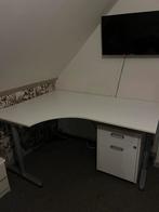 IKEA galant hoekbureau, wit, Ophalen, Zo goed als nieuw, Bureau