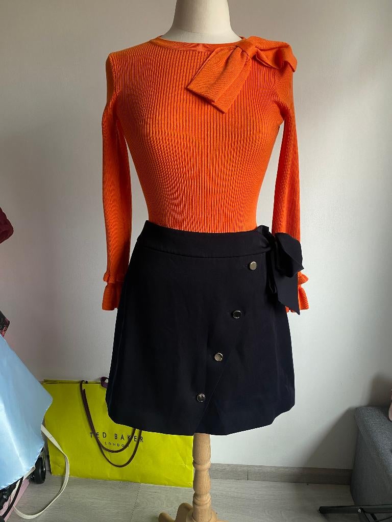 Ted Baker rok maat 2=38, Kleding | Dames, Maat 38/40 (M), Ophalen of Verzenden, Zo goed als nieuw, Knielengte