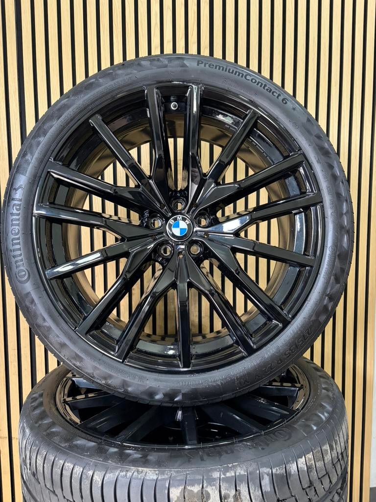 Originele 22” BMW M 742M X5 X6 G05 G06 Zomerbanden Zomerset, Gebruikt, ., Banden en Velgen, Ophalen of Verzenden