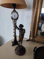Antiek Bronzen staand  Horloge, Antiek en Kunst, Antiek | Klokken, Ophalen of Verzenden