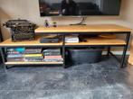 tv meubel mangohout, 100 tot 150 cm, Zo goed als nieuw, Minder dan 100 cm, Industrieel