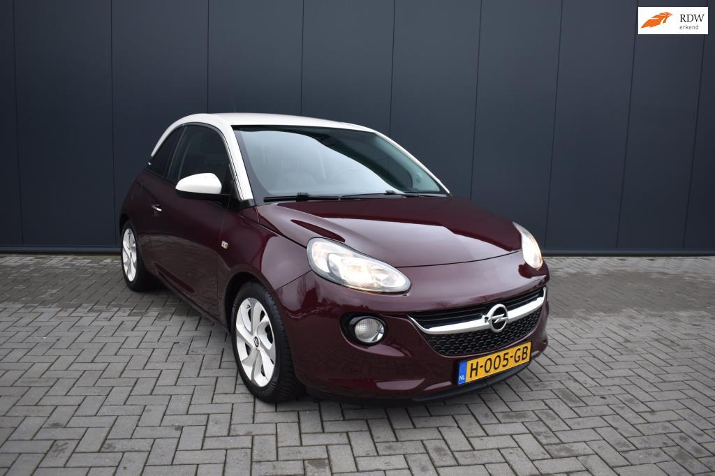 Opel ADAM 1.4 Glam |AIRCO|LEDER|STOEL EN STUUR VERWARMING|, Auto's, Opel, Voorwielaandrijving, ADAM, 4 stoelen, Leder en Stof