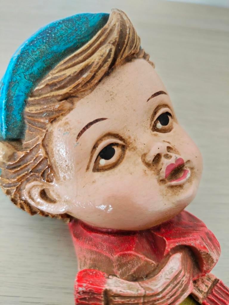 Vintage wandhoofdje 7,00, Verzenden, Huis en Inrichting