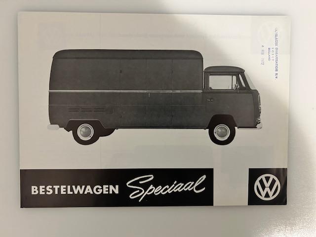 Volkswagen transporter bestelwagen speciaal folder, Verzenden, Gelezen, Volkswagen