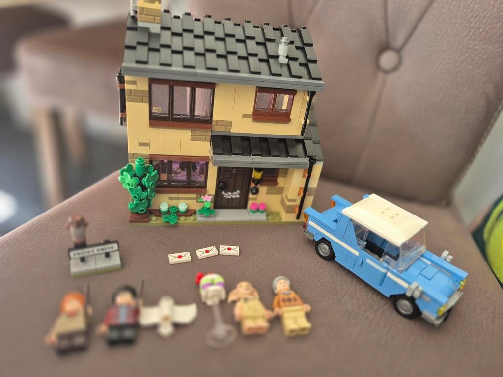 Lego Harry Potter 75968 Ligusterlaan 4 compleet met boekje, Inclusief minifiguren, Lego, Harry Potter, Ophalen of Verzenden