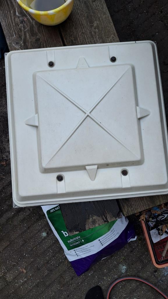 Dakluik 48x48 Kipcaravan met hor en verduistering, Caravans en Kamperen, Caravan accessoires, Ophalen of Verzenden, Gebruikt