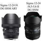 2 lenzen Sigma 12 - 24 voor Canon EF, Ophalen of Verzenden, Zo goed als nieuw, Groothoeklens, Zoom