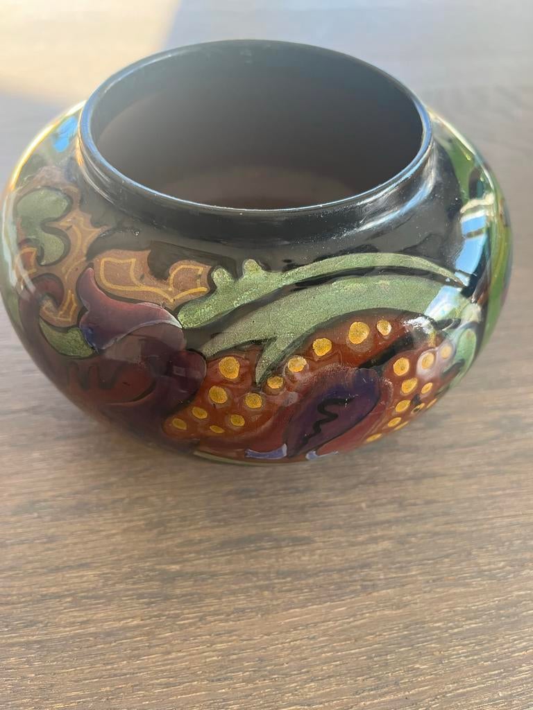Prachtige vintage Gouda Holland Plateel vaas, model 1846, Ophalen