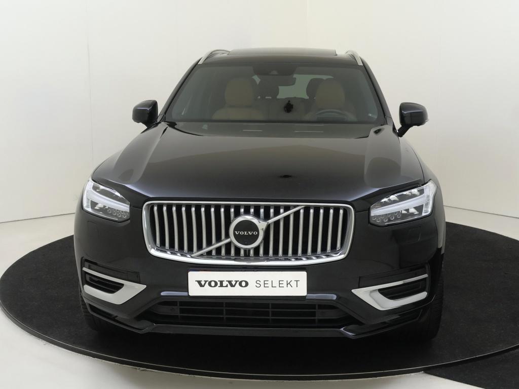 Volvo XC90 2.0 T8 AWD Inscr. Exc | 22" LMV | Stoelkoeling |, Gebruikt, 4 cilinders, Zwart, Hybride Elektrisch/Benzine