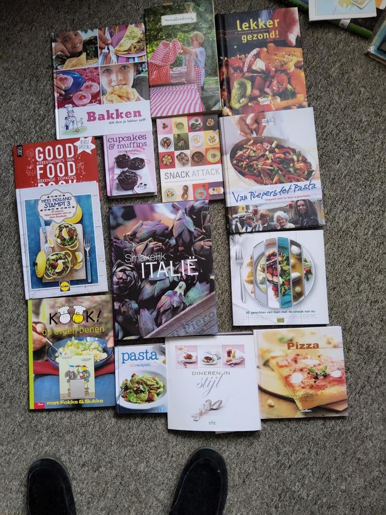 Diverse kookboeken: Bakken, Pasta, Italiaans, Gezond & meer, Boeken, Gelezen, Hoofdgerechten, Diverse auteurs, Ophalen of Verzenden