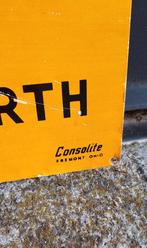 USA tinplate, tin sign, reclamebord Cook's Beer🍺, Reclamebord, Gebruikt, ., Ophalen of Verzenden