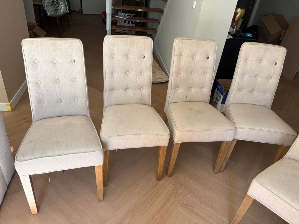 Riviera maison eetkamer stoelen, Ophalen, Gebruikt, Vijf, Zes of meer stoelen