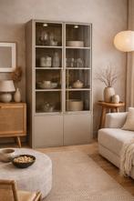 Casa  buffetkast Woood  mud kleurig showmodel, Ophalen, Japandi, Industrieweg 25, 200 cm of meer