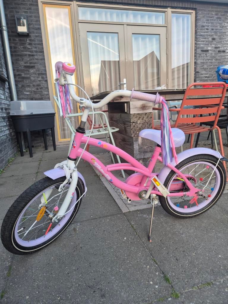 Leuke 16 inch kinderfiets - Gebruikt maar netjes, Ophalen, Gebruikt, 16 tot 20 inch