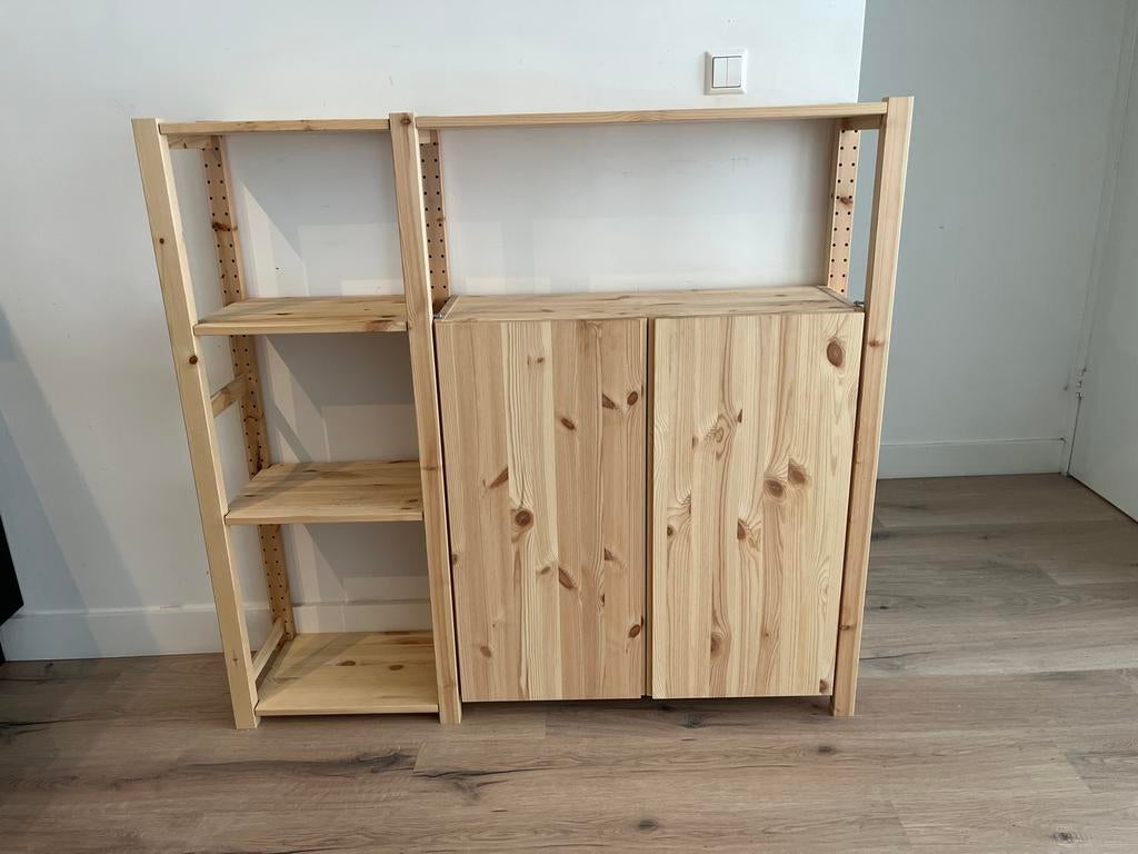 IKEA houten kast met planken - gratis ophalen, Huis en Inrichting, Ophalen, Gebruikt