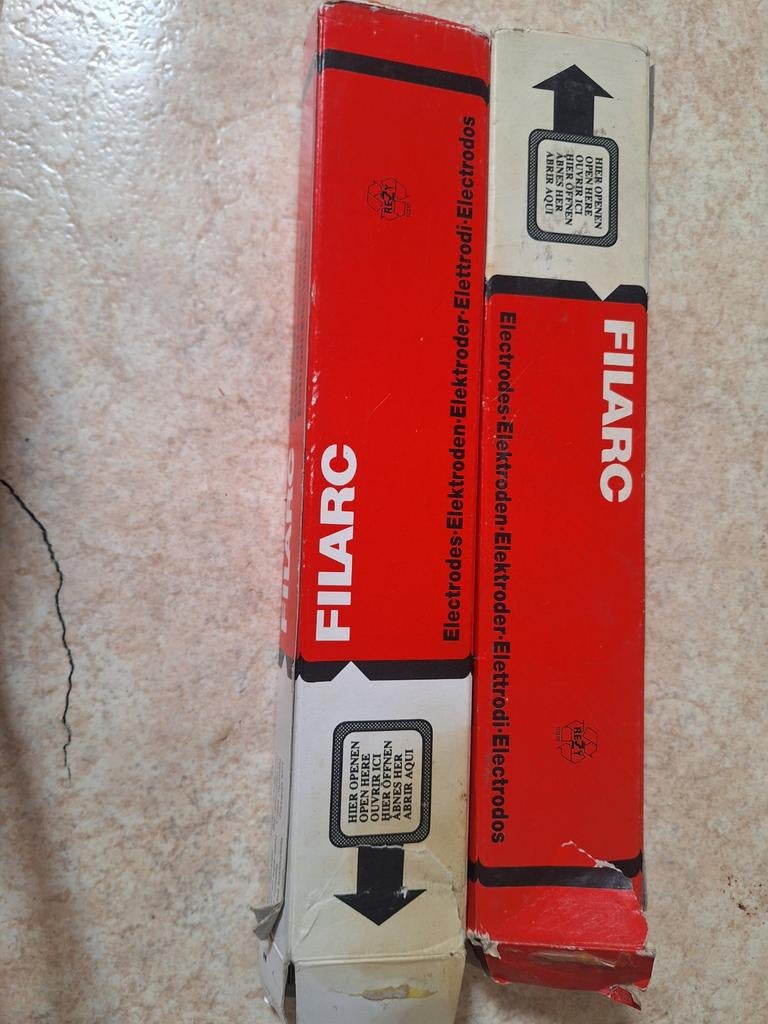 Elektroden, Ophalen, Minder dan 150 ampère, Overige typen