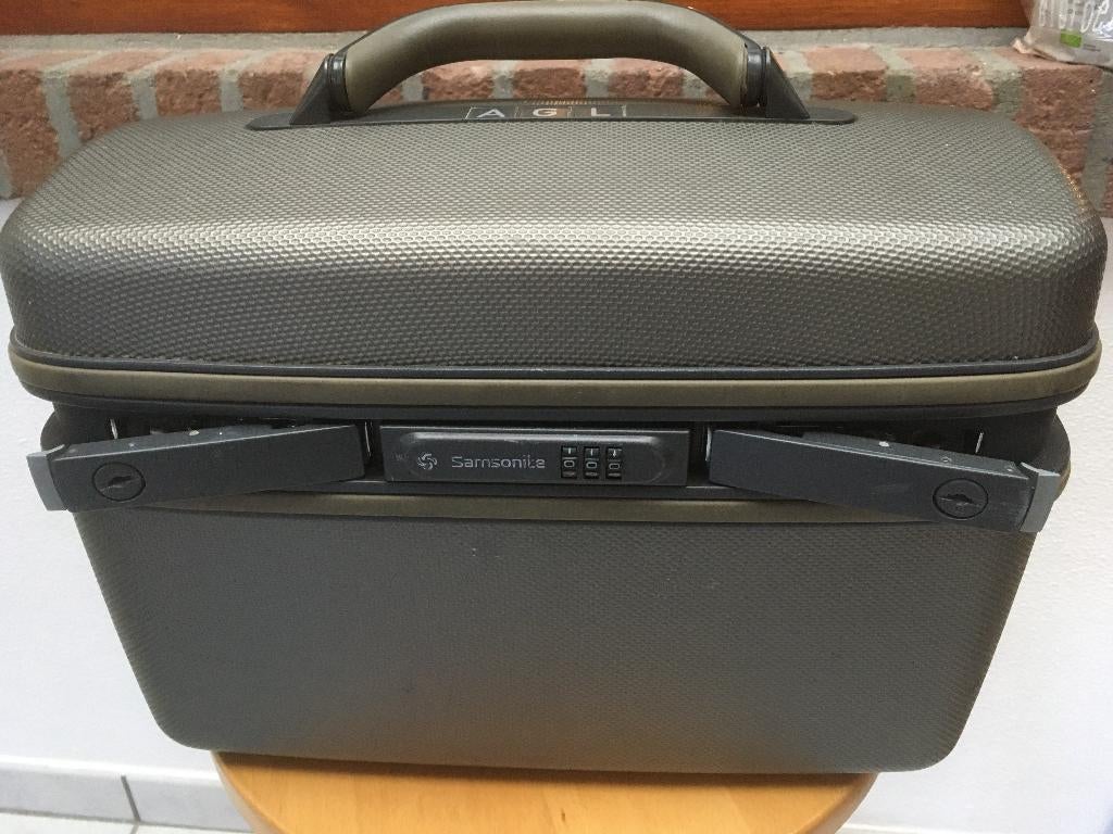 Beautycase, Samsonite zwart !!!, Zwart, Met slot, Ophalen of Verzenden, Zo goed als nieuw