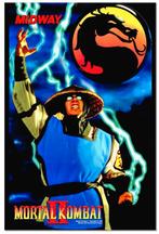 [Grote Retro Arcade Poster] Mortal Kombat 2 Raiden, Ophalen of Verzenden, Nieuw, A1 t/m A3, Film en Tv