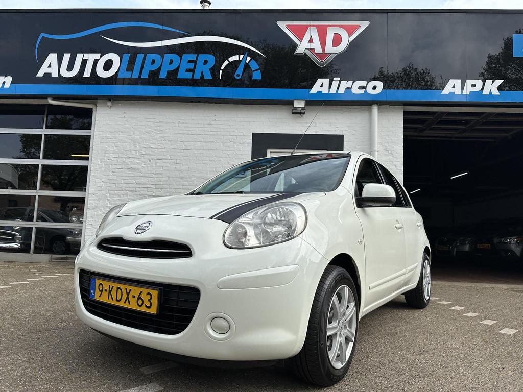 Nissan Micra 1.2 DIG-S Acenta /parelmoer/Nieuwe apk bij afle, Auto's, Voorwielaandrijving, Euro 5, Stof, 1198 cc