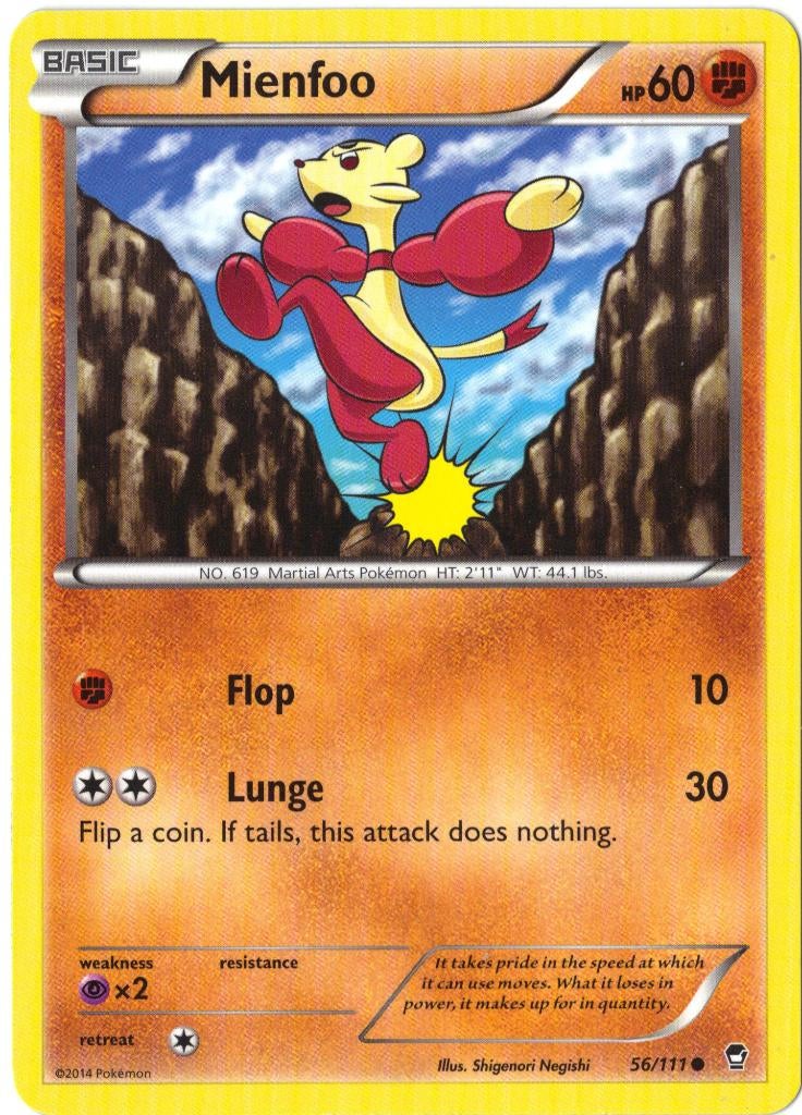 Furious Fists,  Mienfoo [common] 56/111, Verzenden, Nieuw, Losse kaart