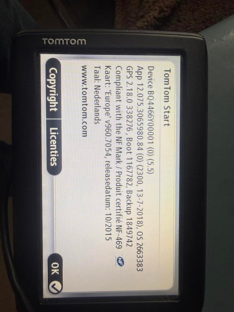 TomTom Start navigatiesysteem (2015), Ophalen, Gebruikt