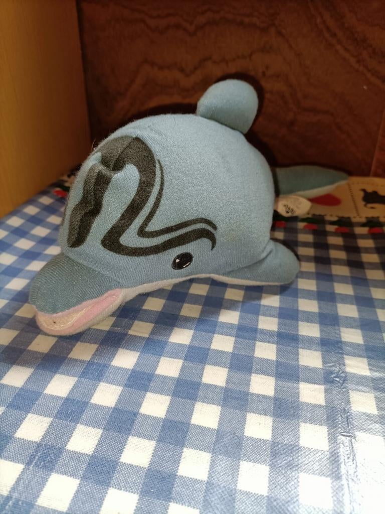 Flipper de dolfijn knuffel 27 cm groot, Ophalen of Verzenden, Zo goed als nieuw, Overige typen