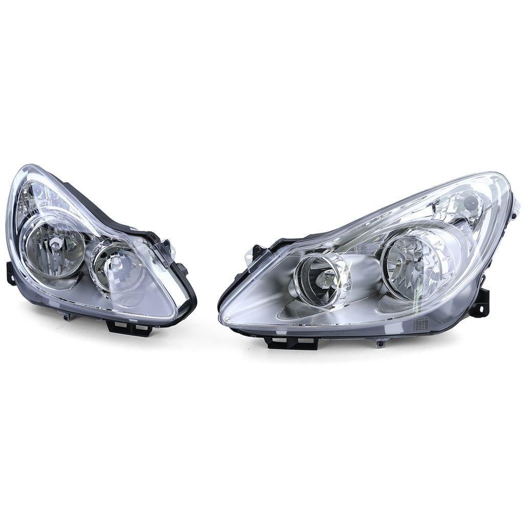 Koplampen Set Links en Rechts H1 H7 Voor Opel Corsa D