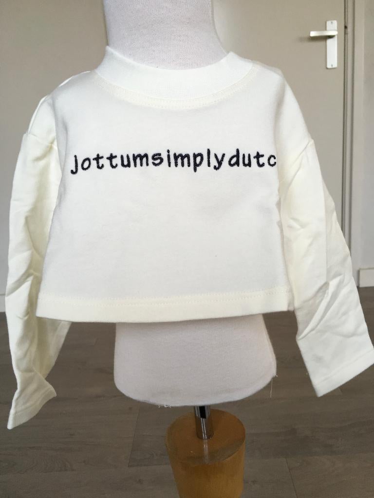 JOTTUM korte wijde trui / sweater maat 104 NIEUW WG, Kinderen en Baby's, Kinderkleding | Maat 104, Meisje, Jottum, Trui of Vest