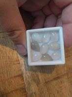 Lot van peer en ovaal geslepen agaat, Ophalen of Verzenden, Zo goed als nieuw