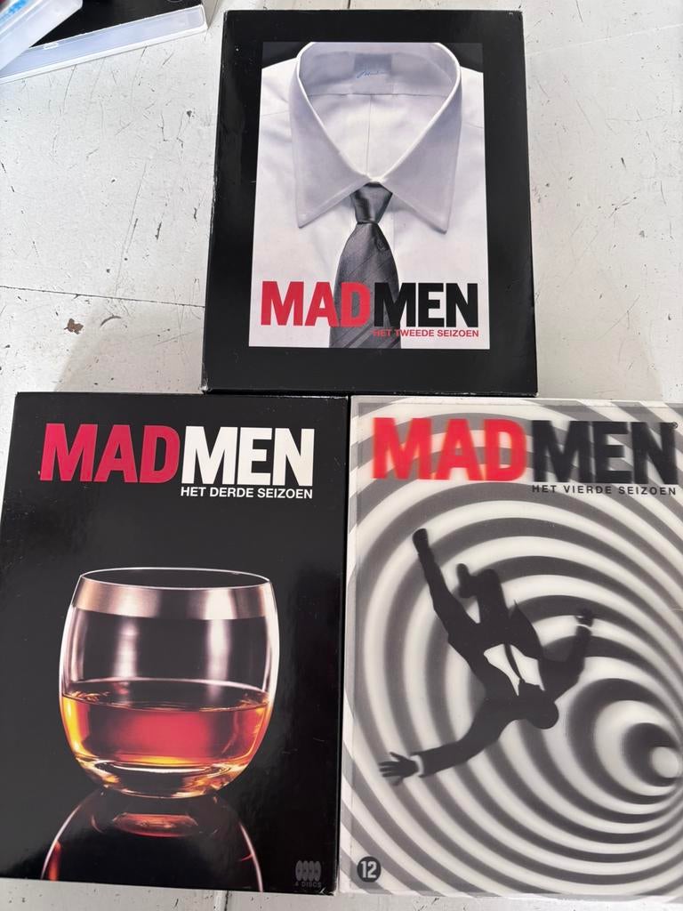 Dvd boxen Mad Men seizoen 2-4, Vanaf 12 jaar, Ophalen of Verzenden, Zo goed als nieuw, Drama