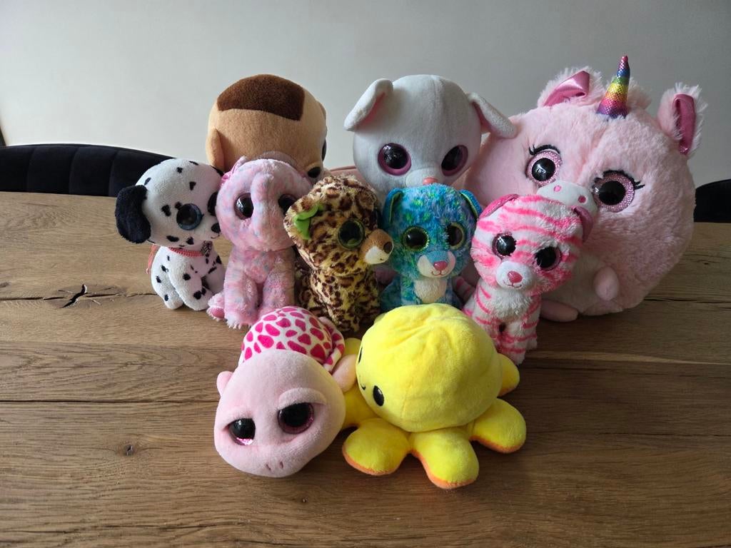 Leuke set Beanies en andere knuffels, Ophalen of Verzenden, Zo goed als nieuw, Overige typen