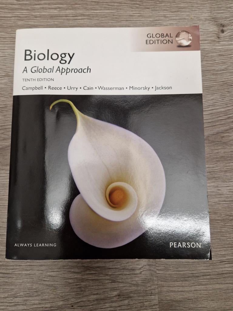 Biology A Global Approach Tenth Edition, Boeken, Studieboeken en Cursussen, Diverse auteurs, Ophalen of Verzenden, Beta, WO