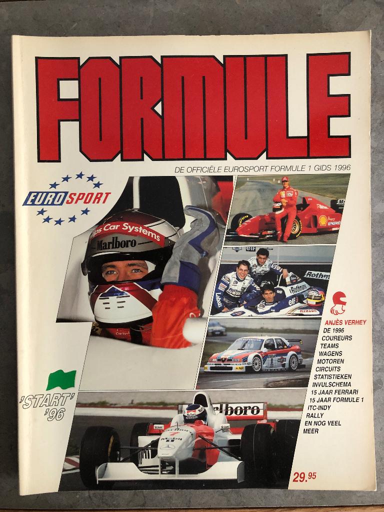 Mag.001 / F1 Boekwerk Formule1 1996 (Anjes Verhey), Boeken, Ophalen of Verzenden, Zo goed als nieuw, Algemeen