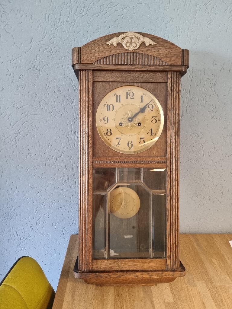 Antieke hangklok, Ophalen of Verzenden