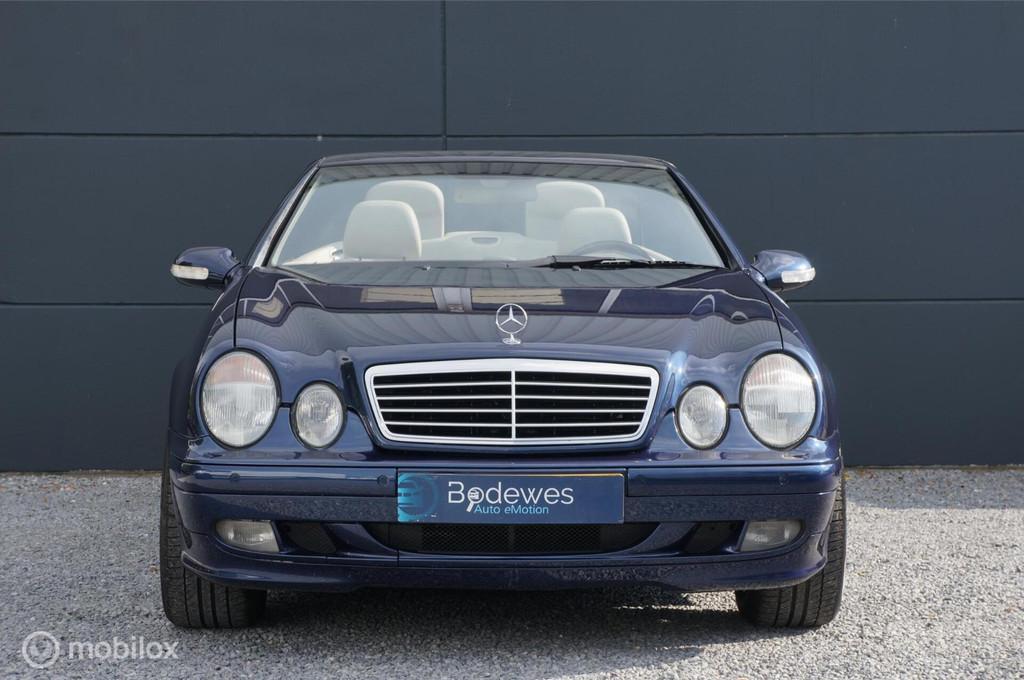 Mercedes CLK-klasse Cabrio 320 Aut. Elegance Bose Origineel!, Auto's, Mercedes-Benz, Achterwielaandrijving, Gebruikt, Beige, 1595 kg