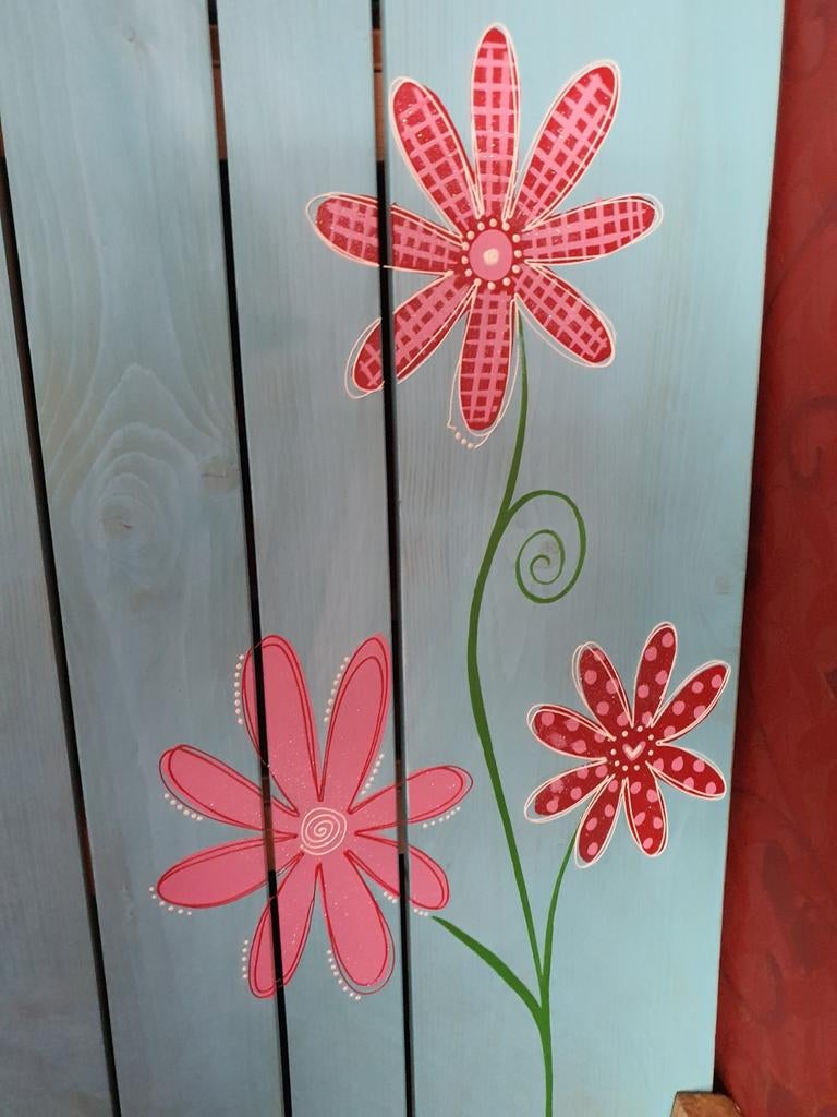 Kledingkast met bloemen en libellen, Ophalen, 50 tot 75 cm, 150 tot 200 cm