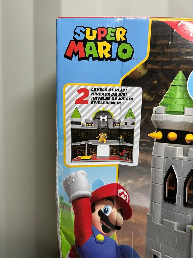 Super Mario Bowser Kasteel Speelset - Nieuw, ., Jongen of Meisje, Nieuw, Ophalen of Verzenden