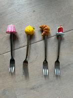 4x vorkjes blond, Ophalen of Verzenden, Gebruikt, Overige materialen, Los bestek