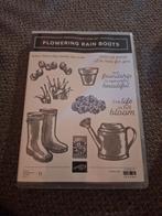 Stampin' Up! Flowering Rain Boots stempelset + stansen, Ophalen of Verzenden, Zo goed als nieuw