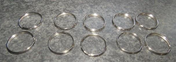 10 nieuwe sleutelringen 26 mm doorsnede voor 1 euro, Ophalen of Verzenden, Nieuw