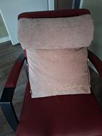 2x nieuwe Comfortabele kussens voor stoel of bank, Ophalen of Verzenden, Gebruikt, Beige, Rechthoekig